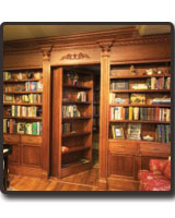 Secret Room Behind Bookshelves