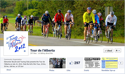 New Tour de l'Alberta Facebook Page New Tour de l'Alberta Facebook Page
