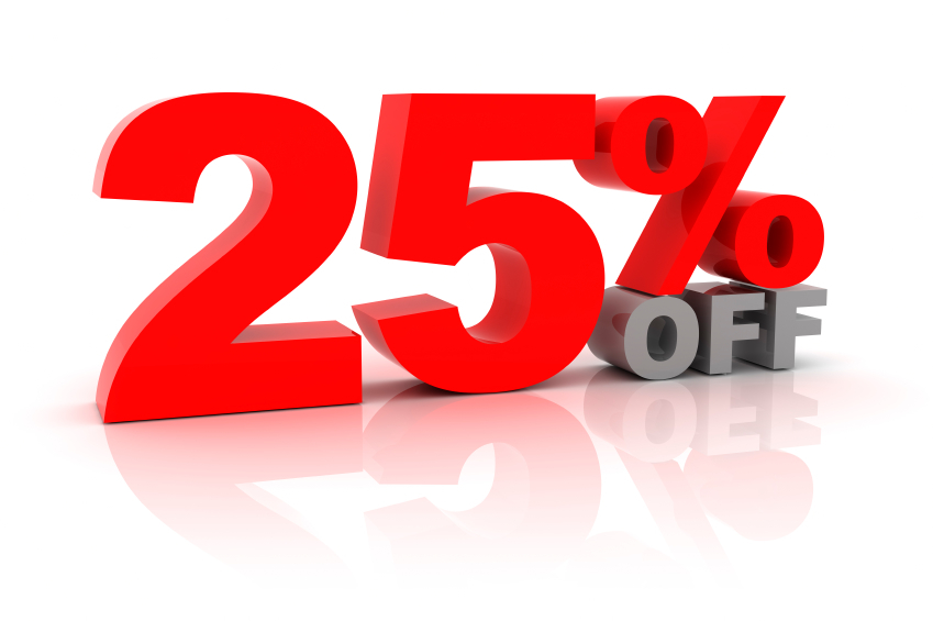 25% OFF - This Week Only