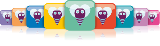 Bee buttons