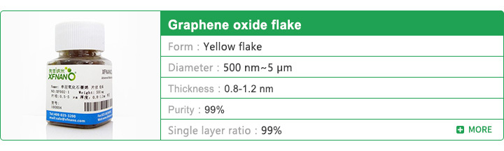 Graphene oxide flake