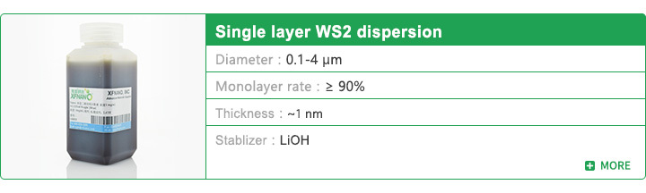 Single Layer WS2 Dispersion