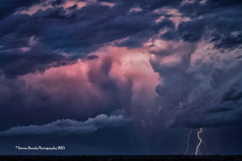 Sunset Lightning