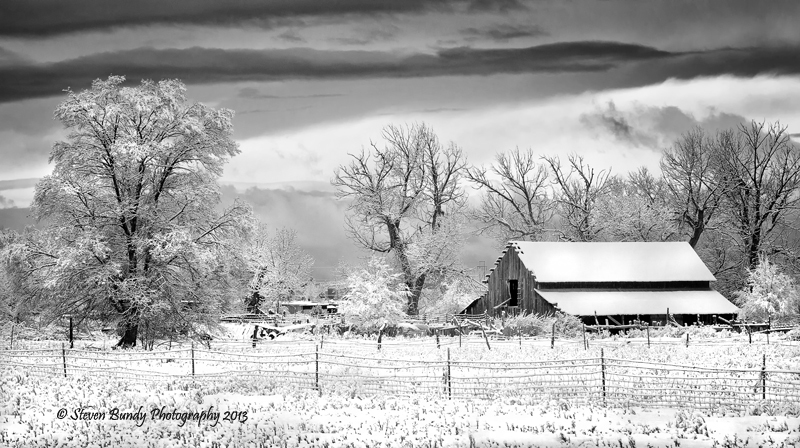 Los Pandos Ranch in Snow