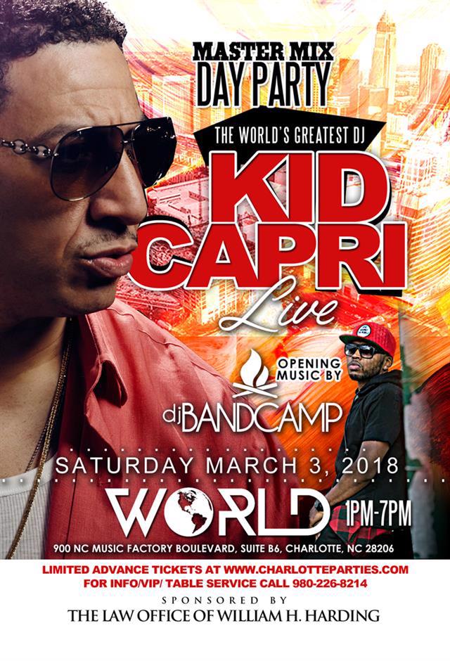 Kid Capri Master Mix Day Party @ World CIAA