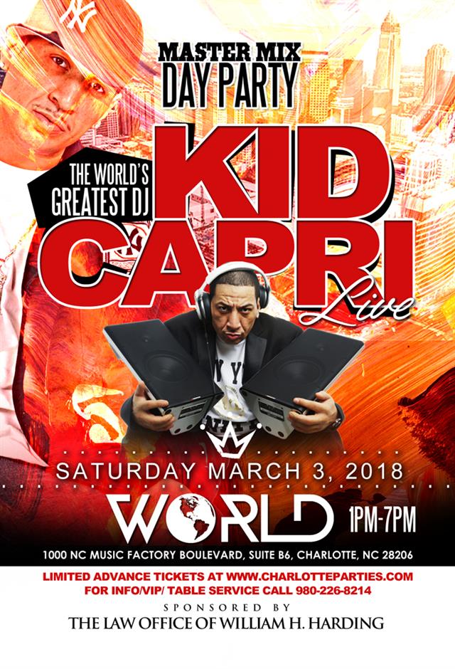 Kid Capri Master Mix Day Party World