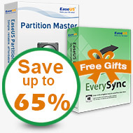 Buy Partition Master and get file sync software for free. Save up to 65%