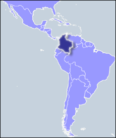 Colombia map