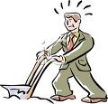 Plowing guy