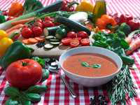 Mediterranean Soup Healthy Snack