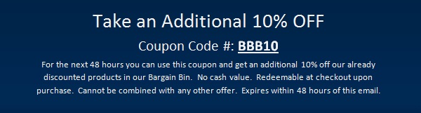 Boss Safety Products Bargain Bin Deals.  Take an additional 10% off our already discounted products.