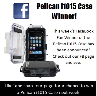 Pelican Case winner on Facebook.  See if you won.