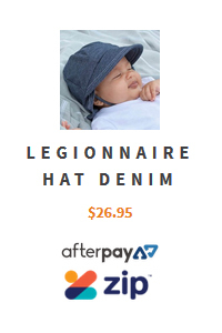 Denim Newborn Hat