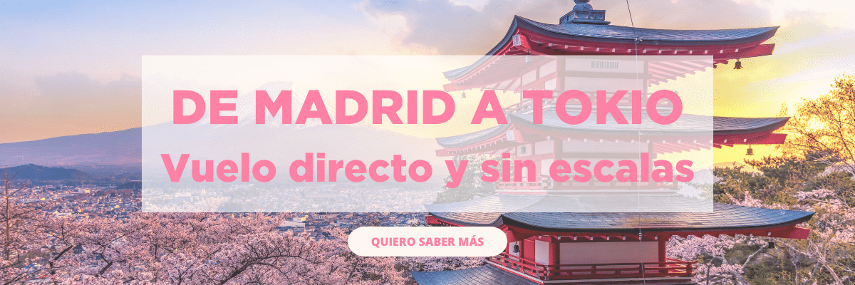 Vuelos directos España Japón