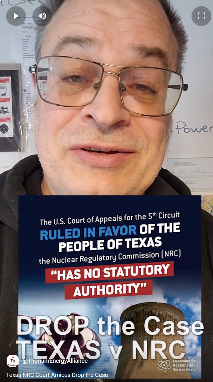 Texas Drop the NRC Case - AMICUS Brief