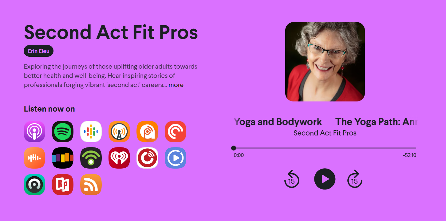 Second Act Fit Pros Podcast Episode with Anne