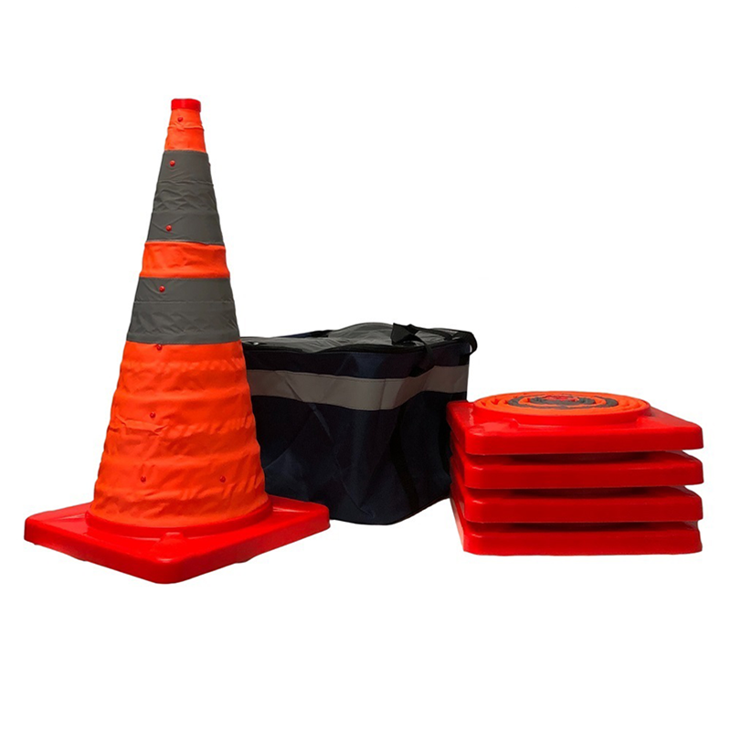 Image of collapsible safety cones
