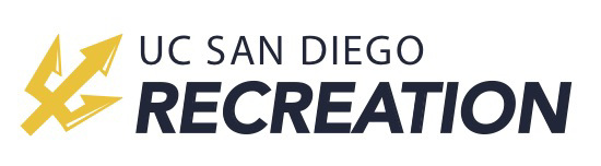 UC San Diego Recreation logo of a golden trident.