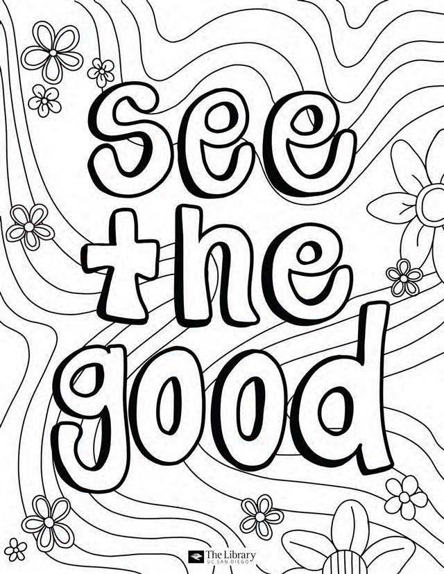 Download "See The Good" coloring page.