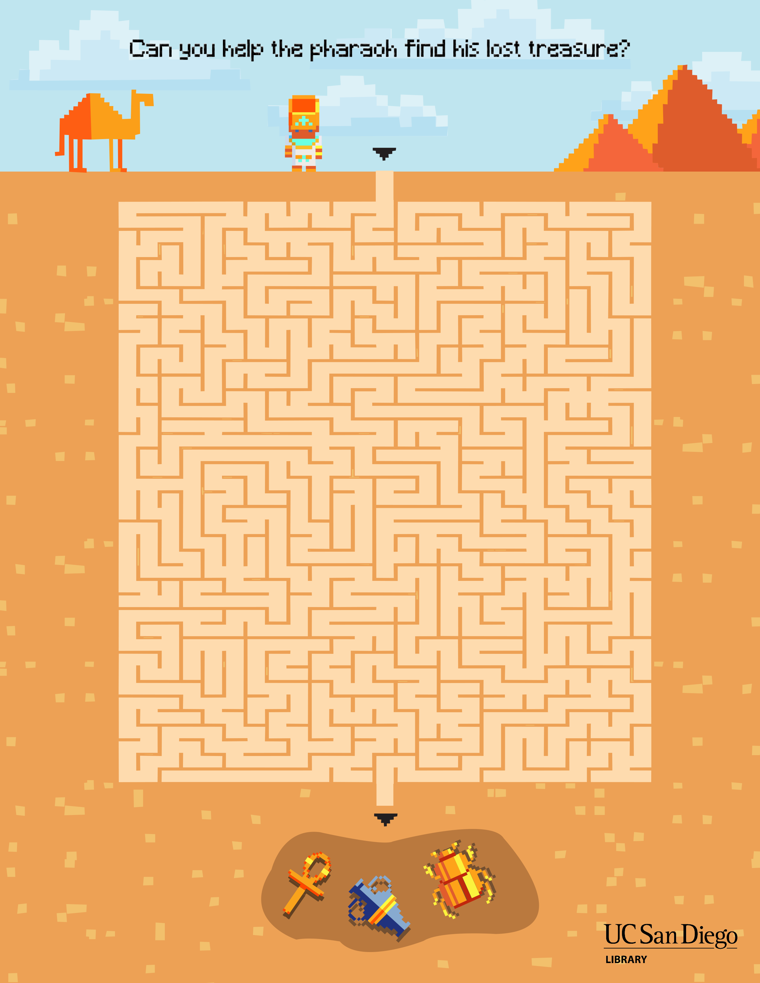 Download 8-bit Egypt maze.