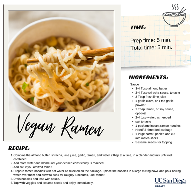 Link to vegan ramen recipe website.