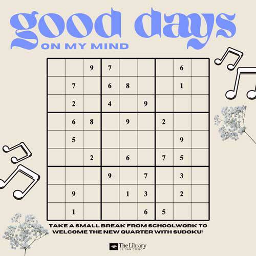 Download "GoodDays" sudoku.
