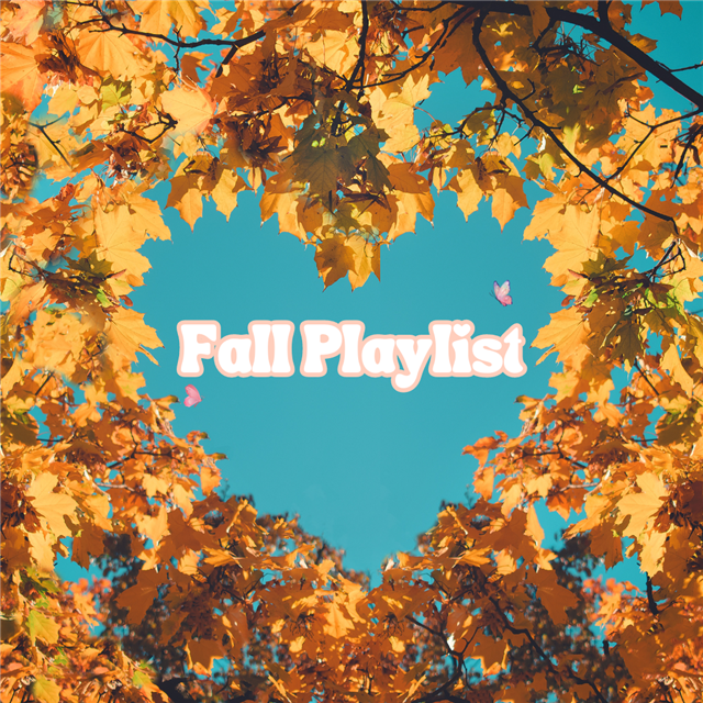 A graphic for a fall playlist from Spotify.