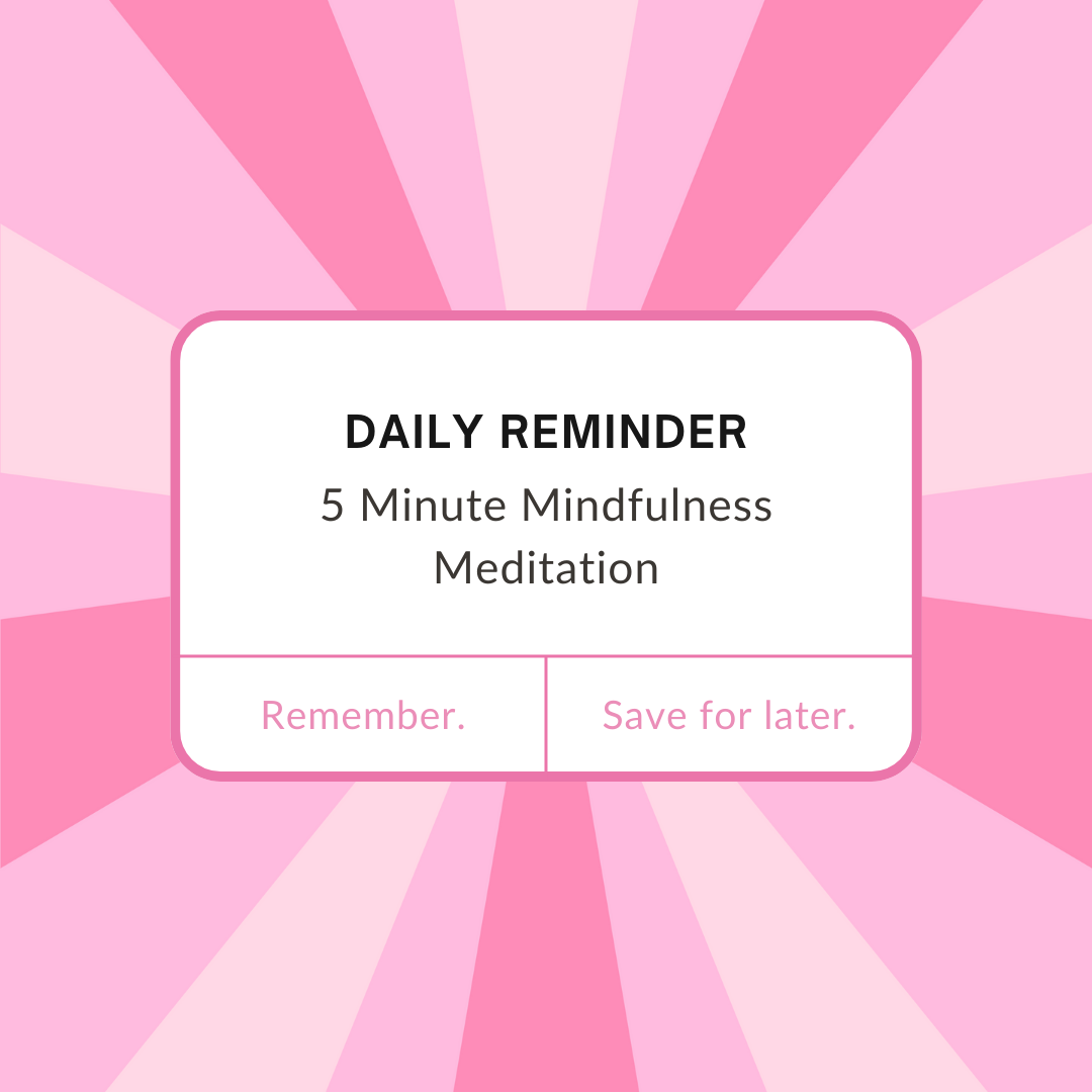 A graphic twith a reminder icon that says daily reminder.