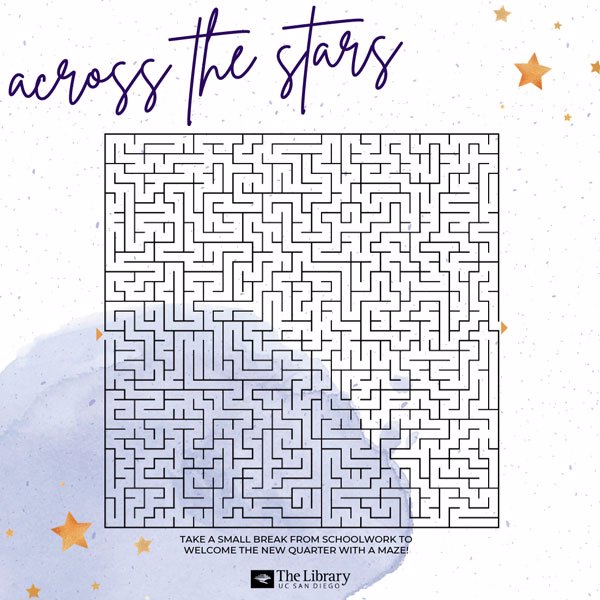 An across the stars maze.