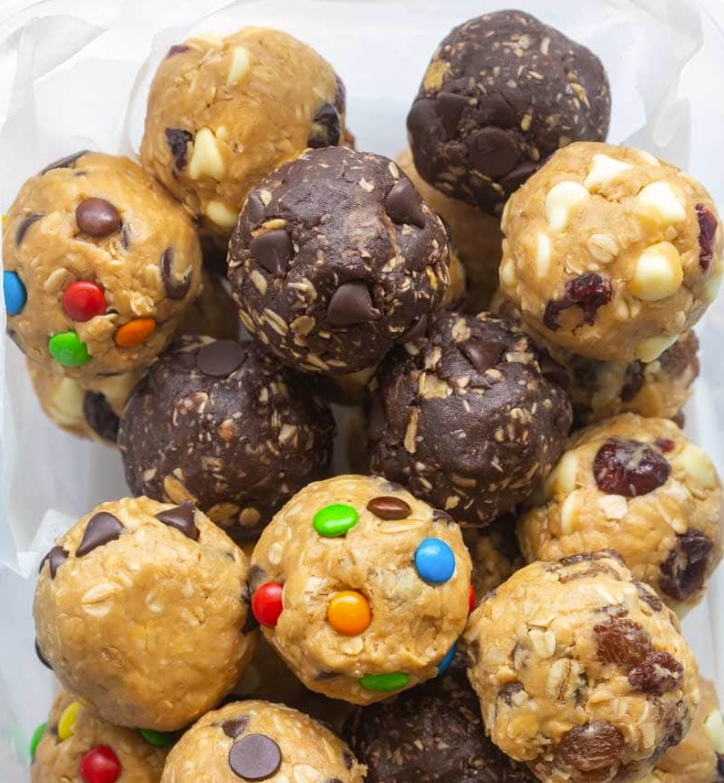 A photo of protein balls.