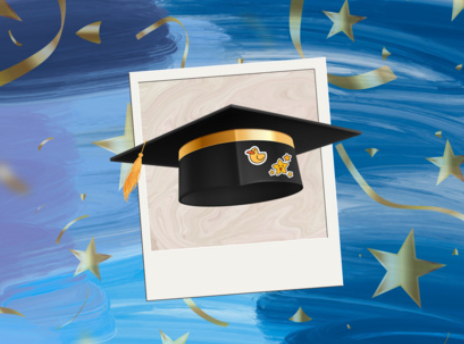 A graphic of a Gard cap decorating event at The Zone.