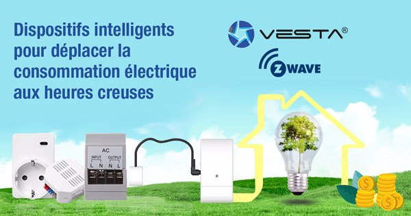 Dispositifs intelligents pour déplacer la consommation électrique aux heures creuses