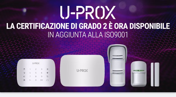 La certificazione U-PROX di Grado 2 è ora disponibile