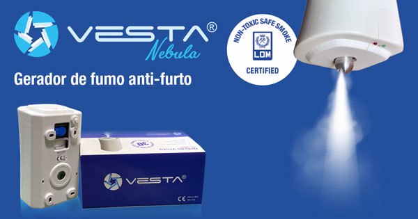 Novo gerador de fumo anti-furto Nebula VESTA
