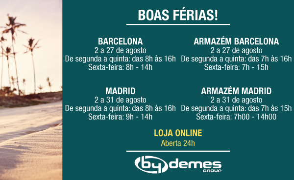 Estamos abertos em agosto!