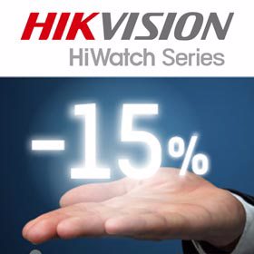 ¡15% dto. en cámaras IP 4MP y NVR Hikvision HiWatch!