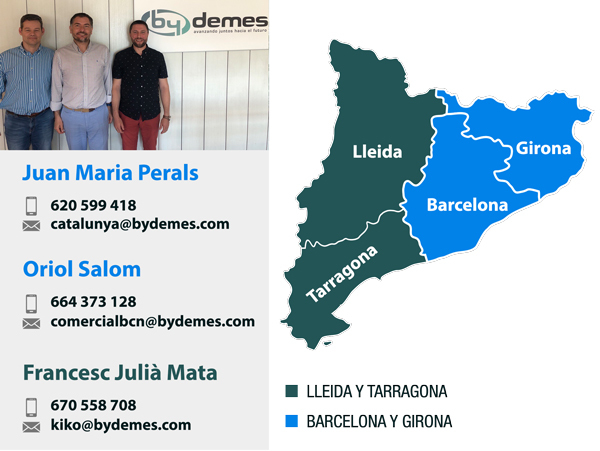 Nueva atención comercial en Barcelona y Girona
