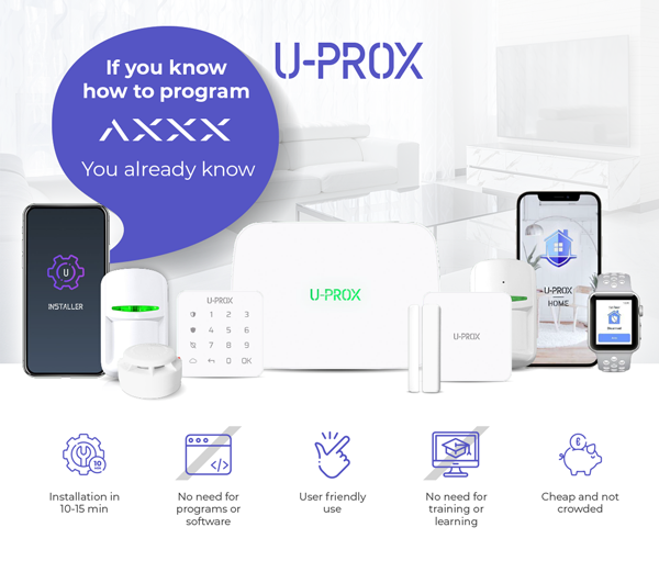 U-PROX HE arrives, the new ultra-easy-to-configure intrusion product