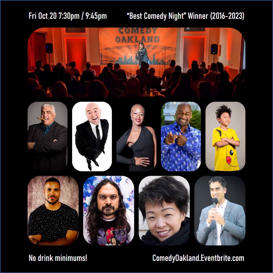 Comedy Oakland Friday Night Lineup