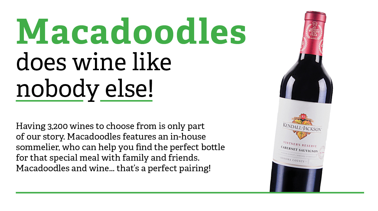 Macadoodles Fine Wine, Beer & Spirits - New, Limited Edition from