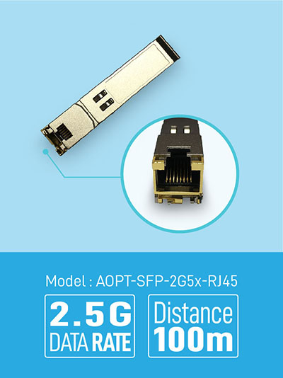 2.5G transceiver Features_ACON OPTICS