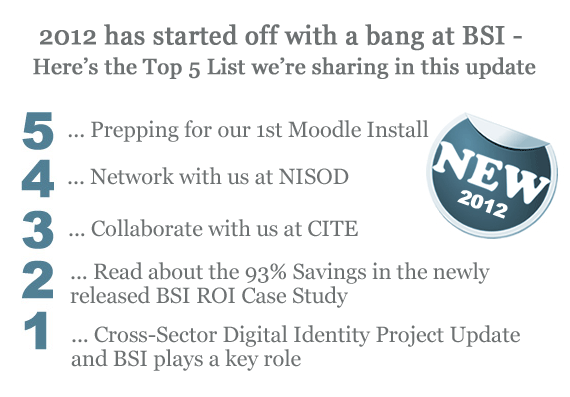 New Happenings with BSI