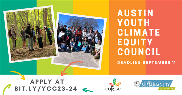 On an orange background, the logo reads 'Austin Vida September Cultura Guide' [the 'i' in Vida is a butterfly]