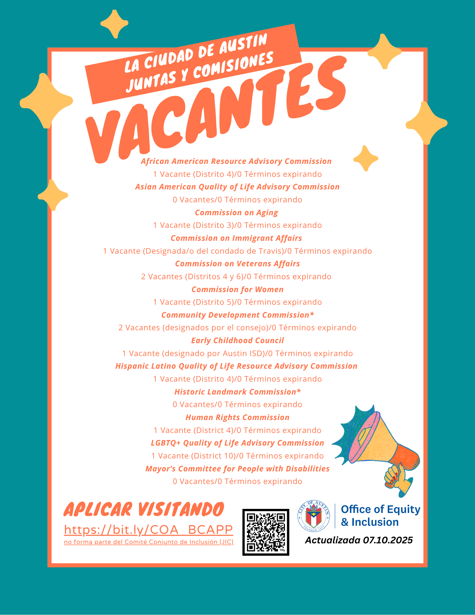 Photograph of a mural titled “The Sisterhood of Two Hearts” displayed on the exterior wall of Mexic-Arte Museum. The artwork features vibrant, colorful depictions of cultural unity between Austin, Texas, and Saltillo, Mexico. Artists: Ana Sofia and Chous. Photo by Lori Renteria. Text overlay says “The Creative Reset” with a City of Austin seal.