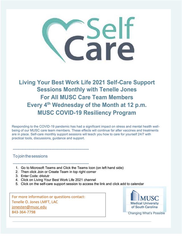 Self-Care Support Sessions