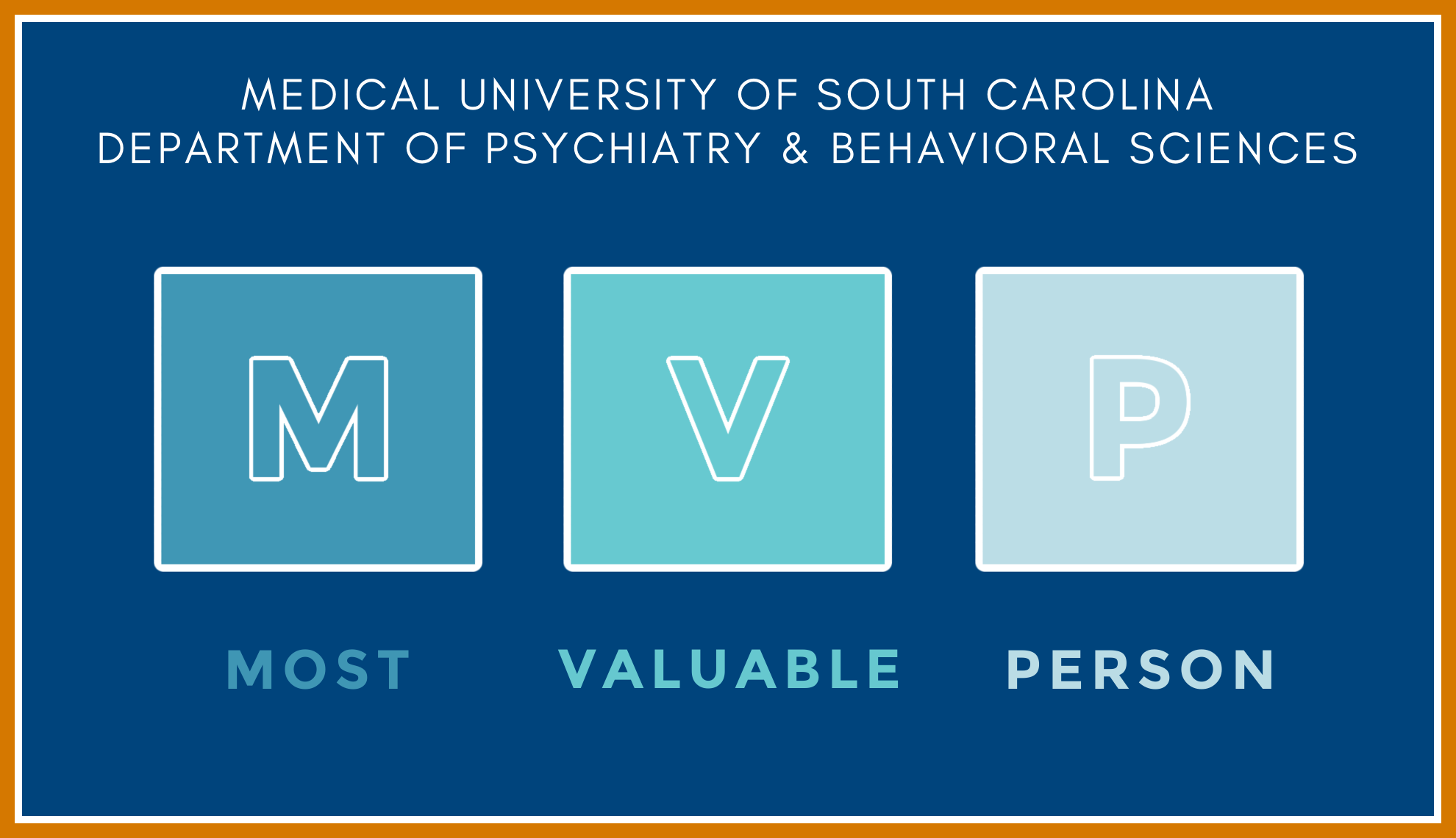 Psychiatry Employee Recognition Program