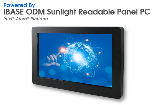 IBASE ODM sunlight readable panel PC