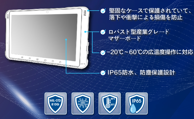 ロバスト型ケース及びIP65防水保護設計