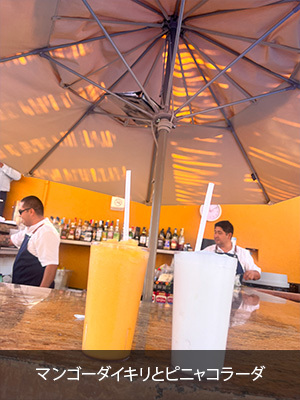 マンゴーダイキリとピニャコラーダ