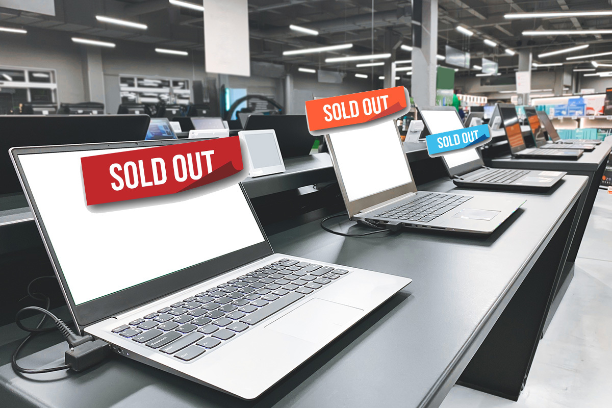 PCストアにて、多数商品がソールドアウト